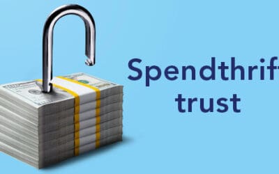 A spendthrift trust can act as a wealth preserver